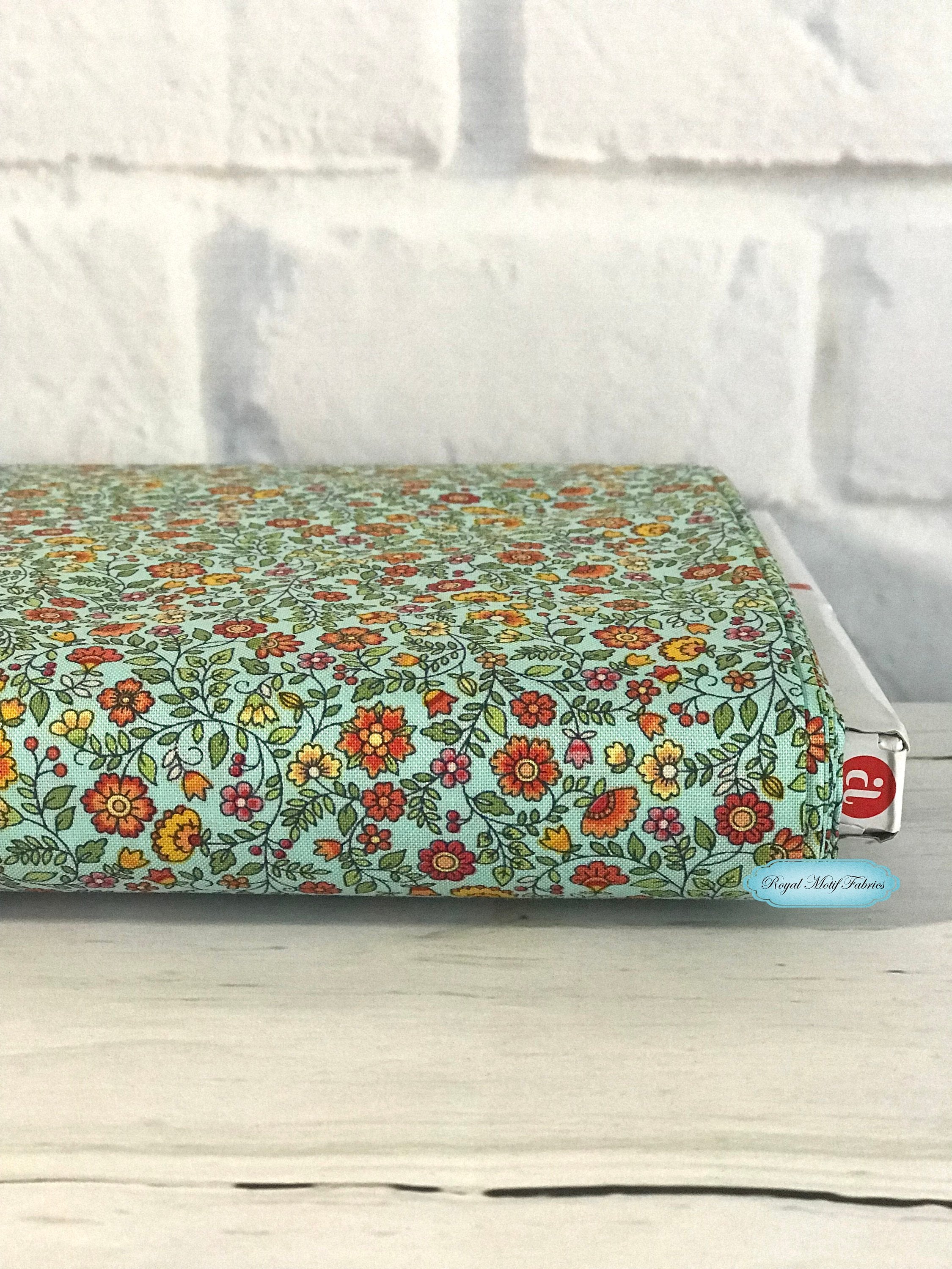 Fat Quarter - Bloom - Autumn - Floral Scroll Teal