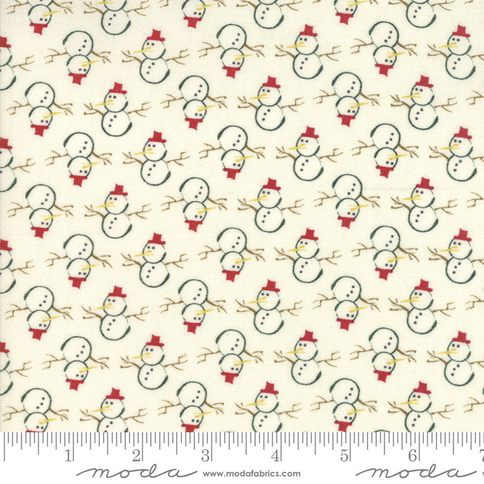 Winter Village - Snowy White Paper Yardage