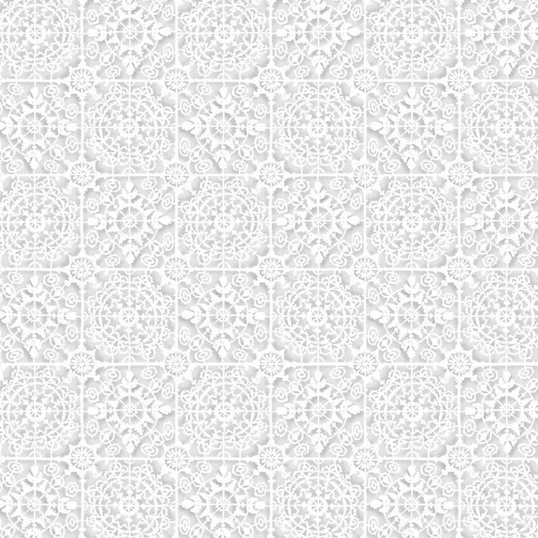 White Out - White Tiles Light Gray/White