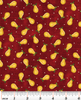 Folk Art Basics - Pear Dot Dark Red Yardage