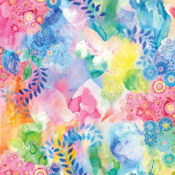 Moda - Gradients Watercolor Garden Multi