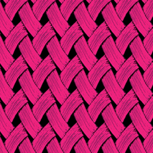 Brush Dance - Basket Weave Pink