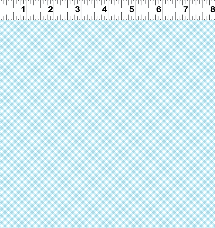 Daisy, Daisy Gingham Light Sky by Clothworks | Royal Motif Fabrics