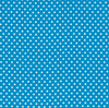 45" Dottie Small Dots on Turquoise by Moda | Royal Motif Fabrics