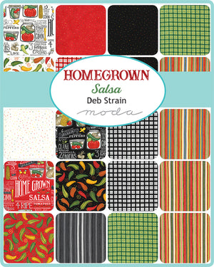 Moda Homegrown Salsa Jelly Roll by Deb Strain