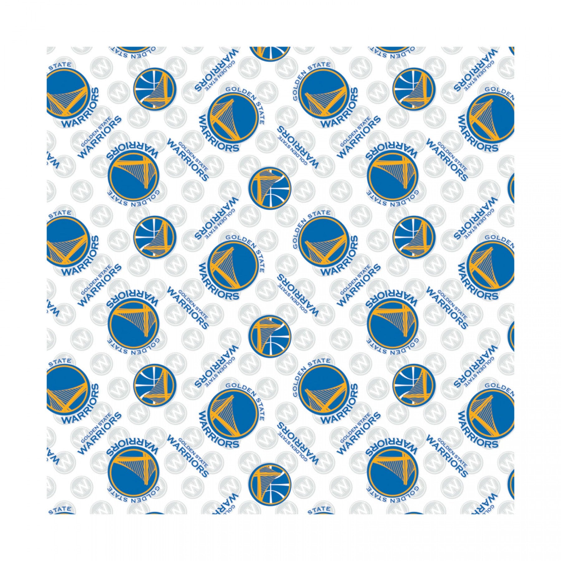 Licensed NBA (National Basketball Assoc.) Golden State Warriors by Camelot Fabrics