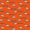 Licensed National Football League Cotton Fabrics | Denver Broncos Fabric