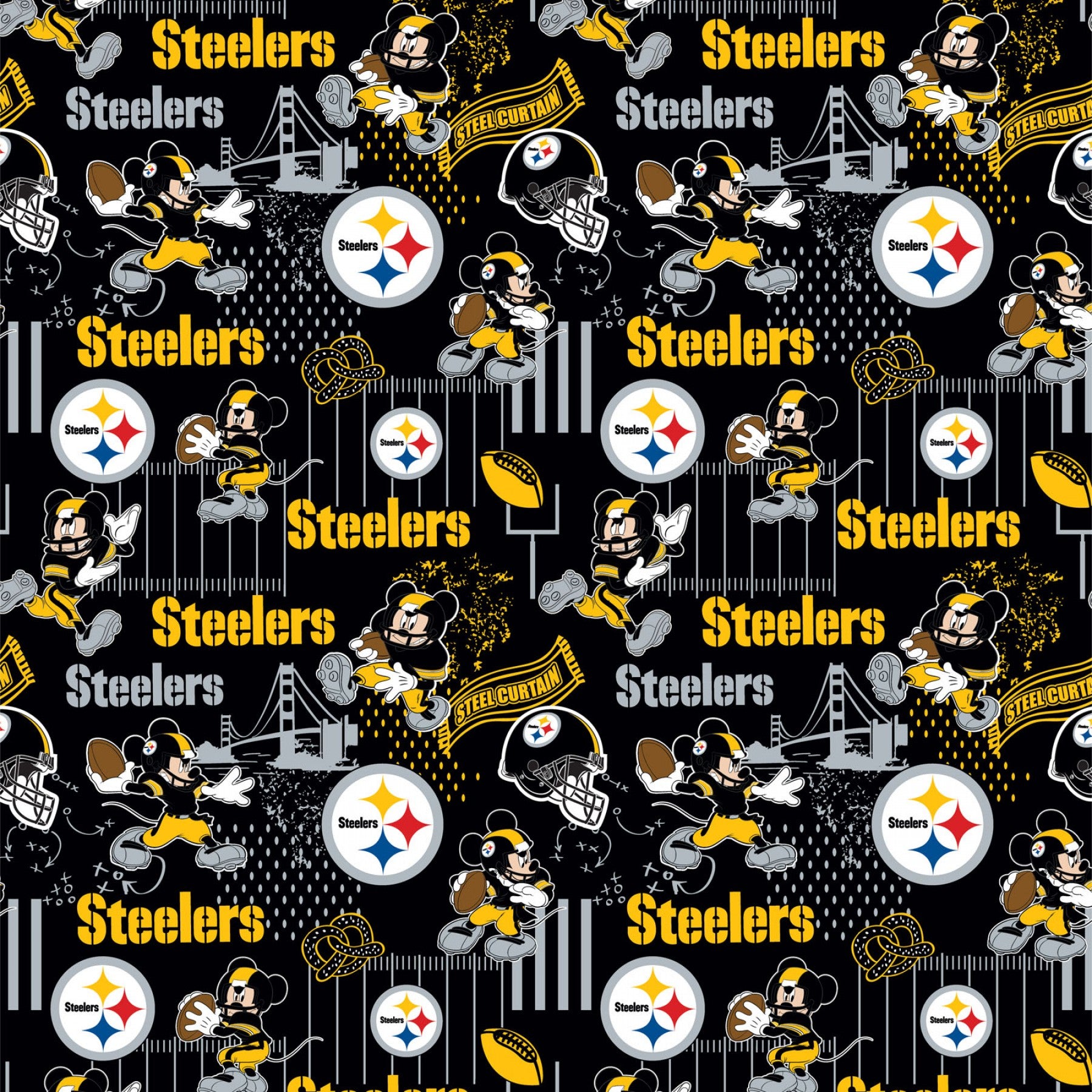 Licensed Disney/NFL Mash Up | Pittsburgh Steelers