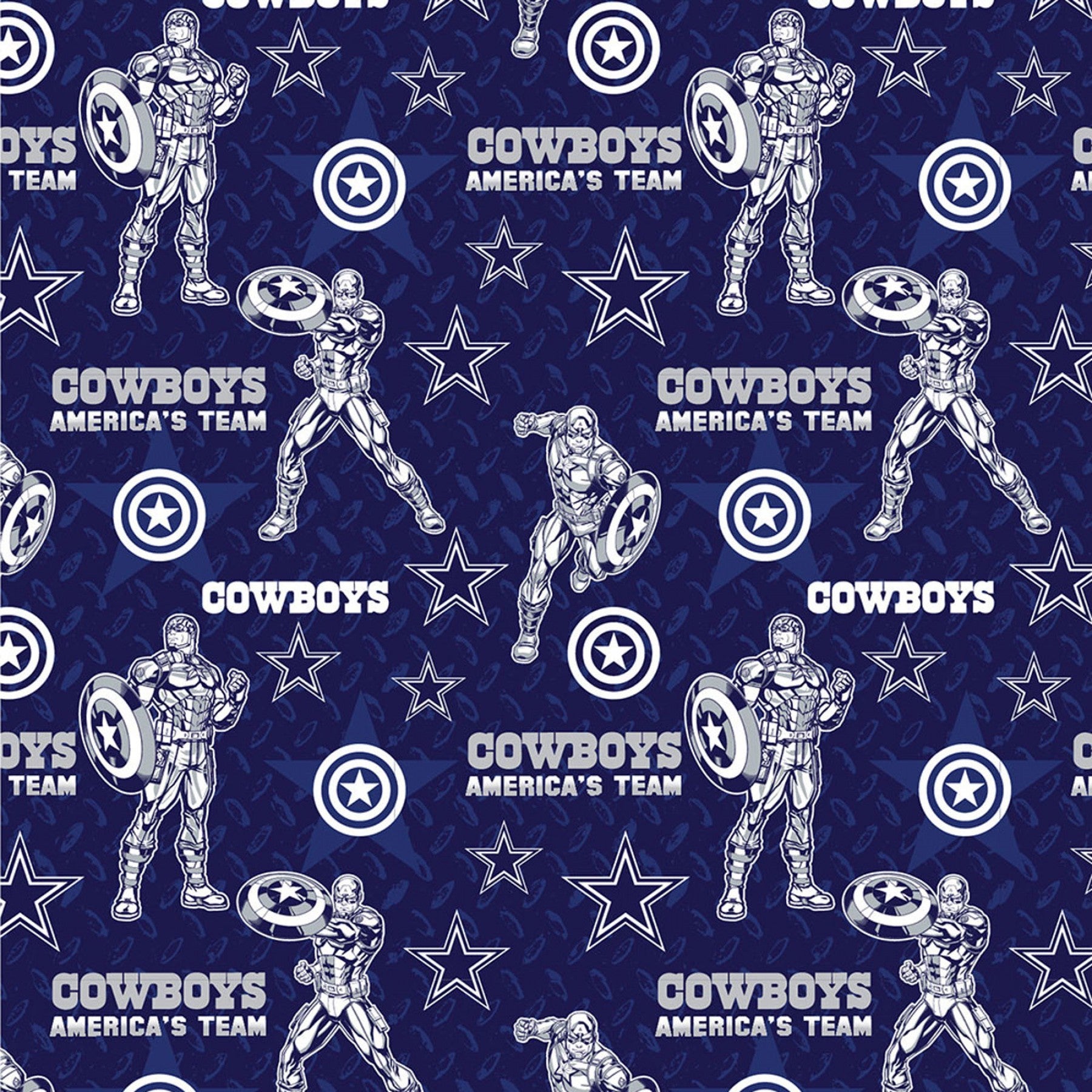 Licensed NFL/Marvel Captain America (National Football League) | Dallas Cowboys