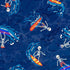 Surfing Skeletons Fabric by Timeless Treasures