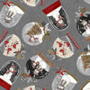 Let it Snow - Snowmen in Snow Globes Fabric