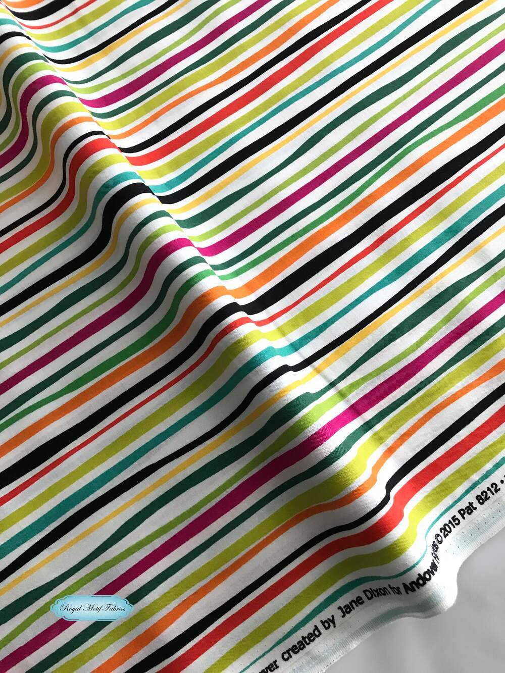 Rio - Bright Stripes Yardage