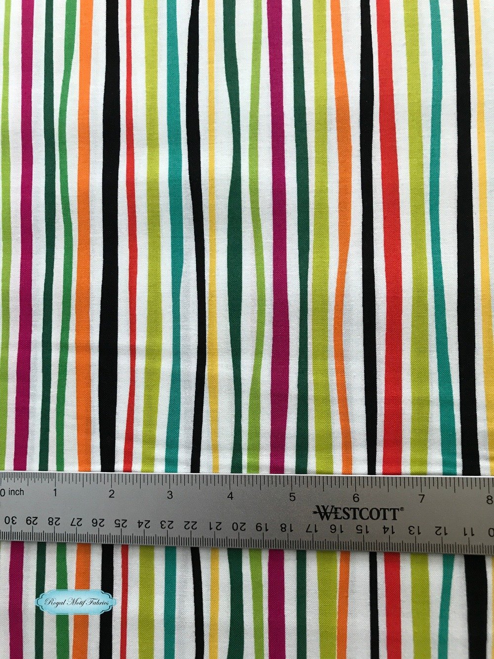 Rio - Bright Stripes Yardage