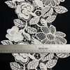 White Floral Cutwork Wedding Lace Trim 