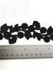 Black Floral Lace Trim - Ribbon Trim | Trim for Bridal