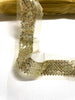 Gold Sequins on Mesh Trim - Mesh Gold Sequins Ribbon