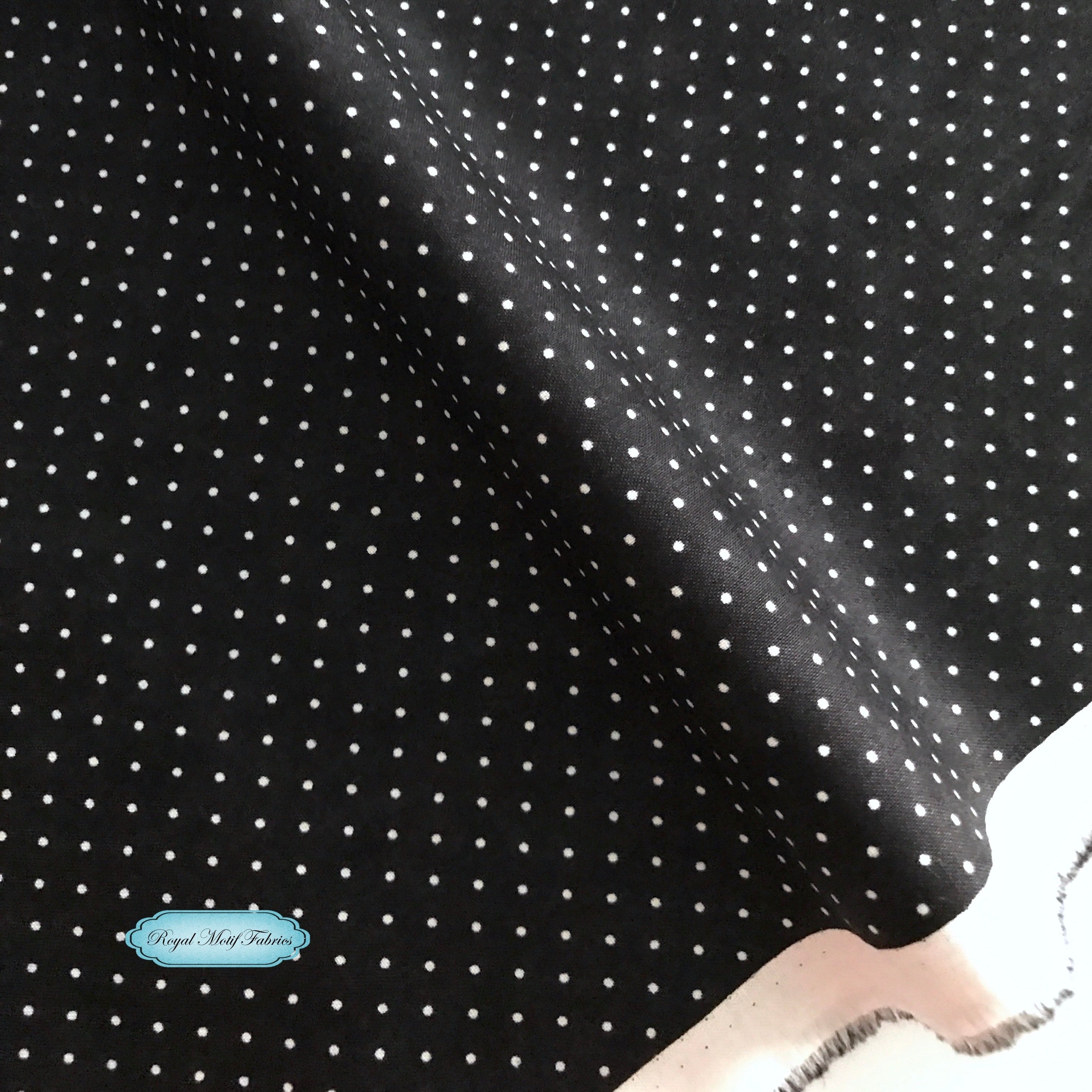 Moda Fabrics - Essential Dots Jet Black