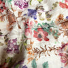 Hakoba Cotton Embroidered Fabric on Cream