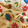 Muslin Silk Embroidered Fabric