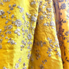 Yellow Embroidered Banarasi Silk with Sequins