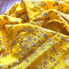 Yellow Embroidered Banarasi Silk with Sequins