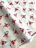 Jolly Santa - Scatter White Yardage