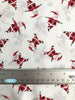 Jolly Santa - Scatter White Yardage