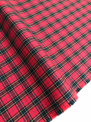 Fat Quarter - Sevenberry Classic Plaids - Red