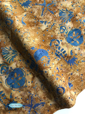 Fat Quarter - Tradewinds - Shells Batik