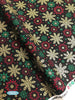 Merry & Bright - Elegant Snowflakes Black/Gold Metallic Yardage