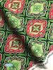 Merry & Bright - Holiday Medallion Green/Red/Gold Metallic Yardage