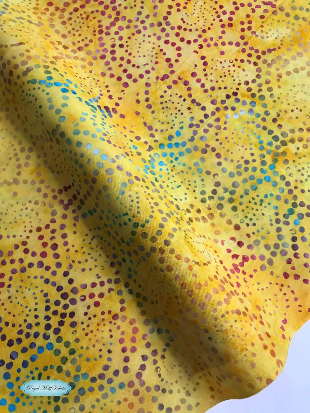 Moda Wild Waves Batik - Sunshine Batik Fabric