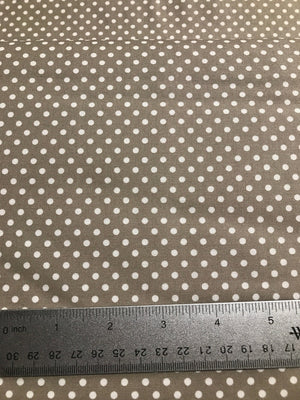 45" Dottie - Dottie Small Dots Stone Yardage