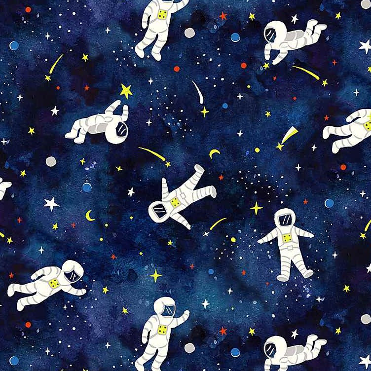 Blast Off! - Astronauts Floating in Space