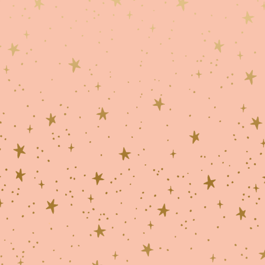 Primavera Stars Blush Metallic - Cotton+Steel