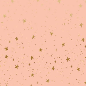 Primavera - Stars Blush Metallic -Fat Quarter