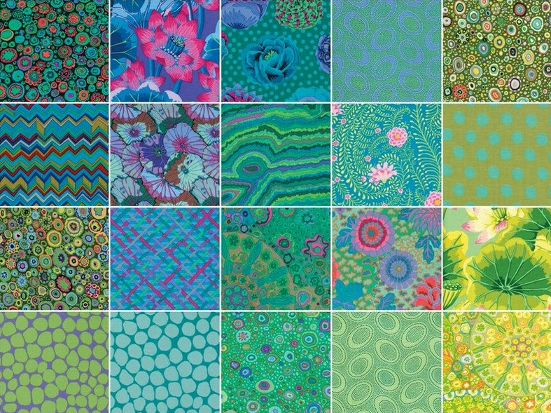 Kaffe Fassett Island 10" Squares/Layer Cake by Free Spirit Fabrics