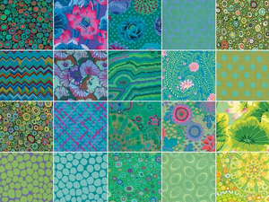 Kaffe Fassett Island 5" Squares/Charm Pack by Free Spirit Fabrics