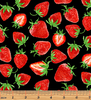 Strawberry Fields Forever - Strawberry Festival Black by Kanvas Studio