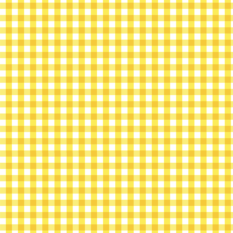 Splash of Lemons - Small Gingham Yellow