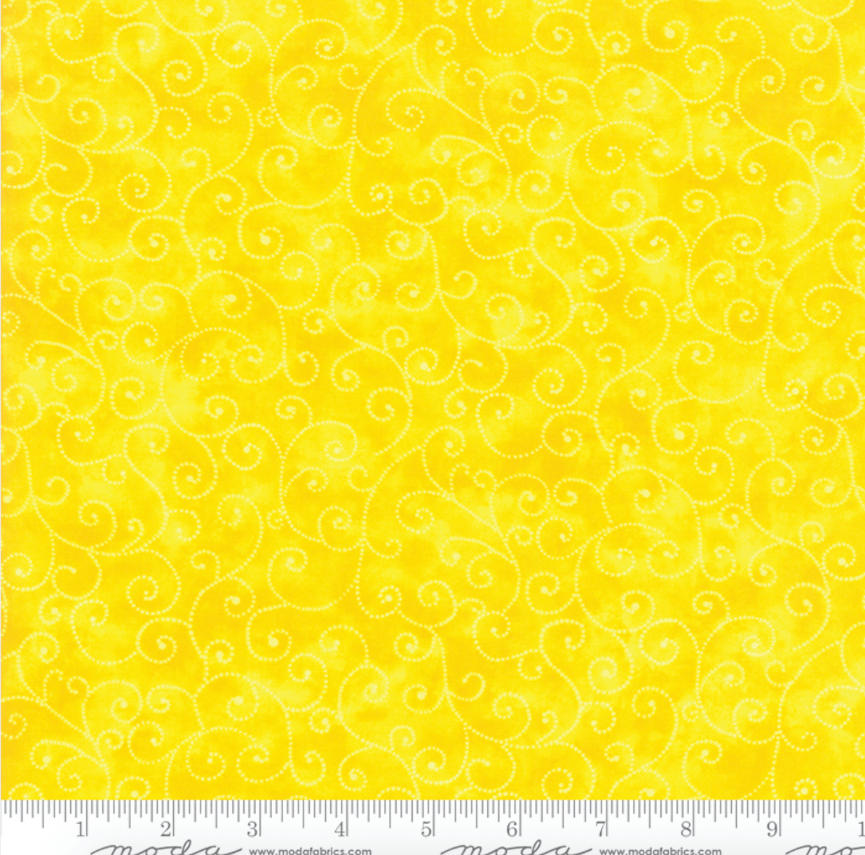 Marble Swirls Bright Yellow # 9908 13 by Moda