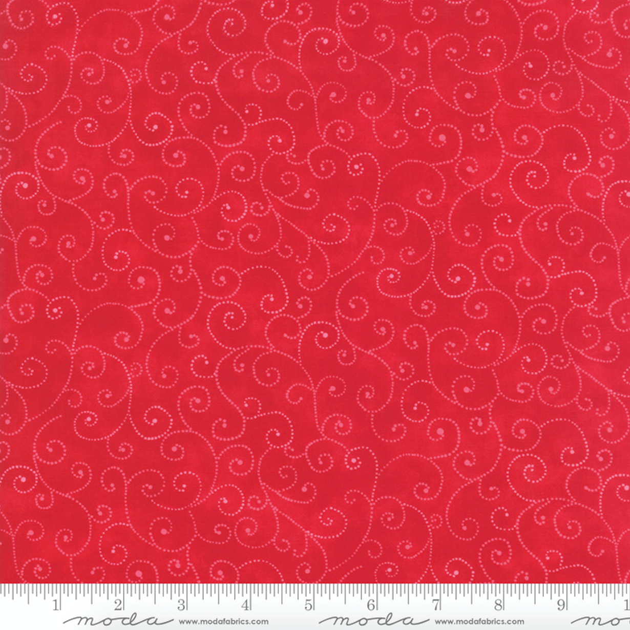 Marble Swirls Christmas Red # 9908 23  by Moda