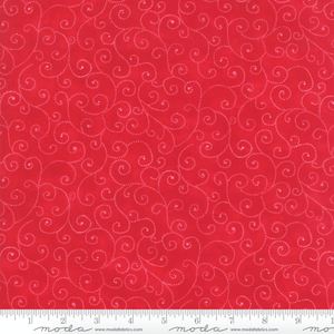 Marble Swirls Christmas Red # 9908 23  by Moda