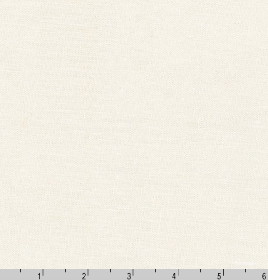 Waterford Linen Ivory Fabric by Robert Kaufman | 100% Linen Fabric