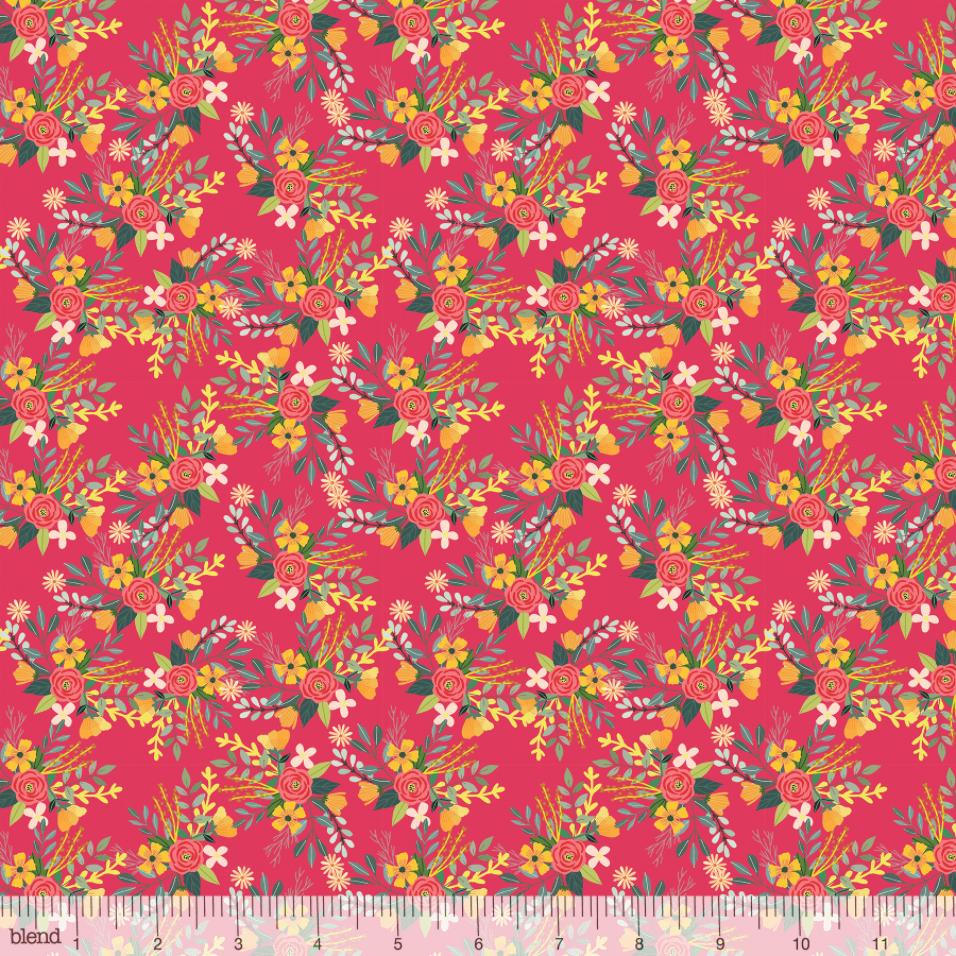 Birdie Collection Amore Raspberry by Blend Fabrics