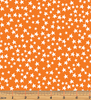 Glow For It - Star Glow Orange Glow in the Dark Fabric by Kanvas Studio - Benartex