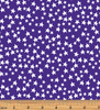 Glow For It - Star Glow Purple Glow in the Dark Fabric by Kanvas Studio - Benartex