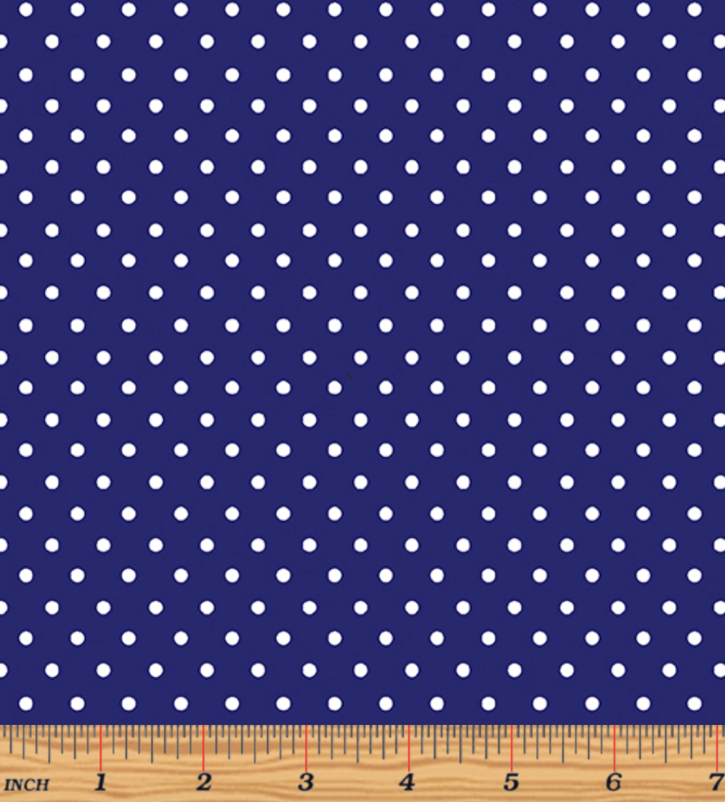 Glow For It - Glow Dots Navy Glow in the Dark Fabric by Kanvas Studio - Benartex