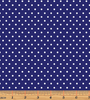 Glow For It - Glow Dots Navy Glow in the Dark Fabric by Kanvas Studio - Benartex