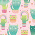 Kitty Cactus - Quirky Cat Cacti by Timeless Treasures